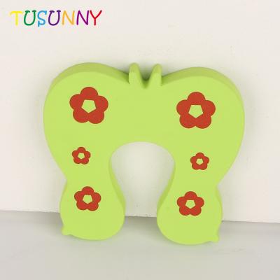 China Cute Cartoon EVA Child Kids EVA Foam Safety Door Stopper Animal No Finger Pinch Door Guard for sale