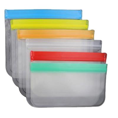 China Eco-Friendly Ziplock Security Food Storage Preservation Holder Reusable Leakproof Freezer Pouch Airtight Seal Bag for sale