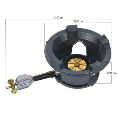 China Hot Selling Commercial Hotel Gas Stoves Commercial Use Kitchen Appliances Cast Iron With Fire Row Burner for sale