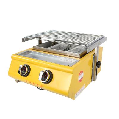 China Hot Selling Mini Portable Barbecue Oven Grill Adjustable Size Table Easily Cleaned 2 Burners Mini Gas Bbq Grill for sale