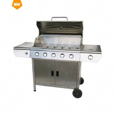 China Easily Assembled Cart Easily Cleaned Professional Stainless Steel Gas Grill for sale