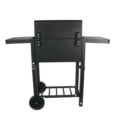 China Hot Popular BBQ Grill Outdoor BBQ Grill Household Garden Sales Easily Assembled Commercial Charcoal Gill With Trolley for sale