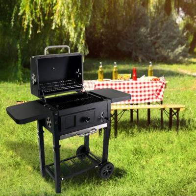 China Easily Assembled Commercial Double-Layer BBQ Barbecue Charcoal Steel Outdoor Grill for sale