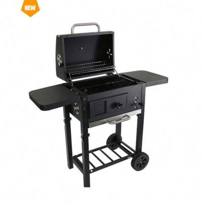 China Easily Assembled Commercial BBQ Grill Easily Assembled Steel Outdoor 5 Burner BBQ Grill Charcoal for sale