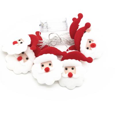 China 2021 Various New LED Plush Christmas Snowman Indoor Lights Santa Claus Light String Christmas Tree Ornament Christmas Lantern Wholesale for sale