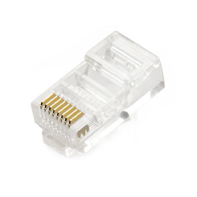 China TWX-CH01 New CAT5 COB Internet Crystal Head Transparent Material PC Matching Network Cable RJ45 CONNECTOR for sale