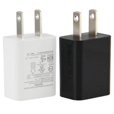 China 5v Portable Travel Charger USA Plug 5V 1A Smart Travel Wall USB Charger USA Phone Charger Power Adapter for sale