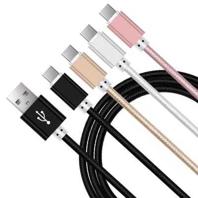 China High Speed ​​Data Charging USB C Cable 3ft High Speed ​​Type-C Charging Cord Metal Housing Data Sync Charging Cords For Samsung LG Huawei Android Phones for sale