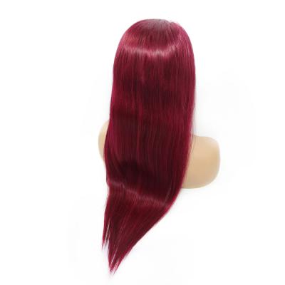 China Full Lace Wig Full Lace Hair Wig Lace Front Human Hair Straight Wig 150% Density Wigs For Black Woman for sale