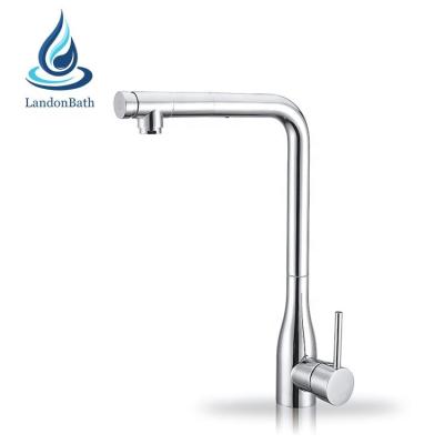 China Electric Faucets Wholesale Brass Top Selling Single Handle Kitchen Sink Faucets China Manufacturers Step Down Mixer Watermark Standard for sale