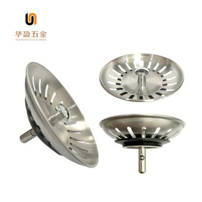 China Strainer Black Kitchen Sink Drain Plug Bath Sink Plug Flat Kitchen Sink Plug for sale