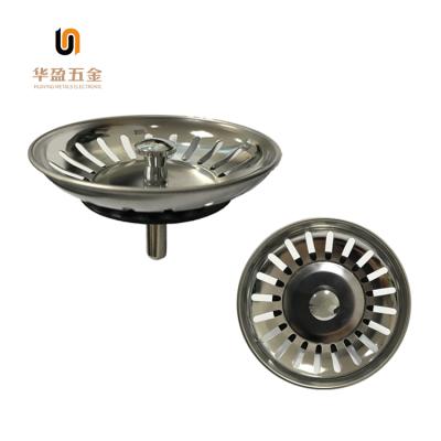 China Modern Custom Commercial Stainless Steel Sink Plug Replacement Kitchen Sink Waste Basket Strainer for sale