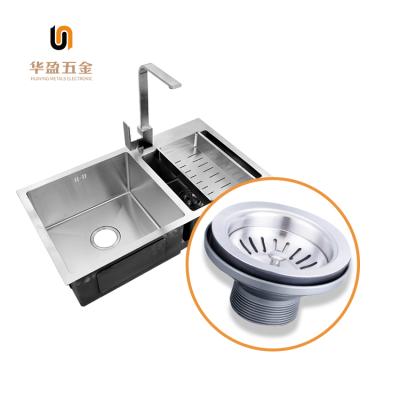 China Without Faucet Stainless Steel Kitchen Sink Wash Waste Strainer For Oil Filter Anti-Clog Sink for sale