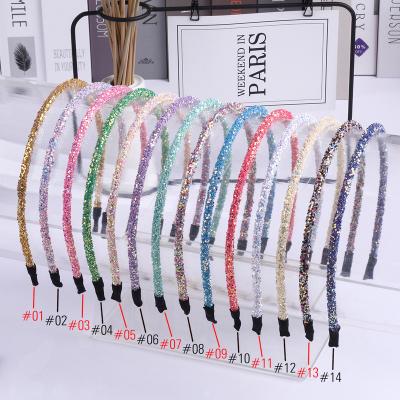 China Beauty Children's Fashion DIY Headband Onion Rose Handmade Stiletto Sequin and Shiny Hair Circle Hair Accessories in Hot Sale for sale