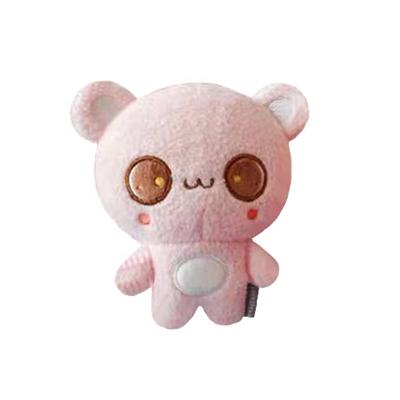 China Small Cute Plush Stuffed Pink Key Chain Cartoon Bear Key Holder Teddy Bear Key Rings Key Holder Keychain Keychains for sale