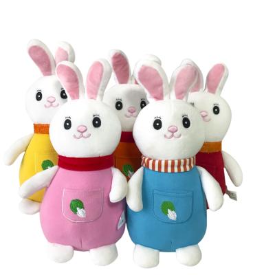 China Plush Soft Stuffed Cute Rabbit Toys Soft Stuffed Plush Toy White Custom Soft Stuffed Toys for sale