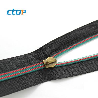 China Viable Wholesale Low Price Custom Open End Invisible Zipper For Garment Colored Nylon Zipper for sale