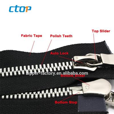 China Custom Automatic Lock 3# 5# 8# Wholesale Price Factory Auto Lock Zipper for sale