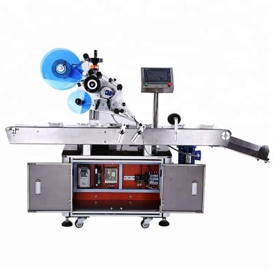 China Food Paper Boxes Labeling Double Side Flat Square Automatic Flat Labeling Machine for sale