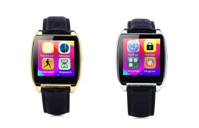 China Micro USB BT 4.0 1.55 Inch LCD Bluetooth Smart Wrist Watch Smartphone for sale