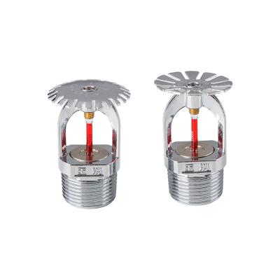 China Brass K-ZSTZ 20-68 K=115 Upright Fire Sprinkler Glass Bulb Sprinkler Spray Nozzle for hotel for sale