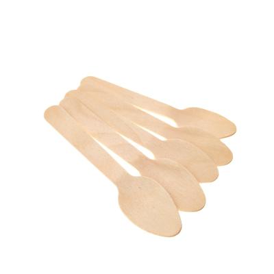 China Bulk Viable Wholesale Sample Disposable Wooden Ice Cream Scoop for sale