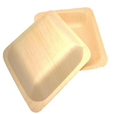 China Wholesale Disposable Disposable For Party Dishes And Dishes Free Samples One Use 14cm Natural Wood, 19cm Wood, Smooth Weather Wood for sale