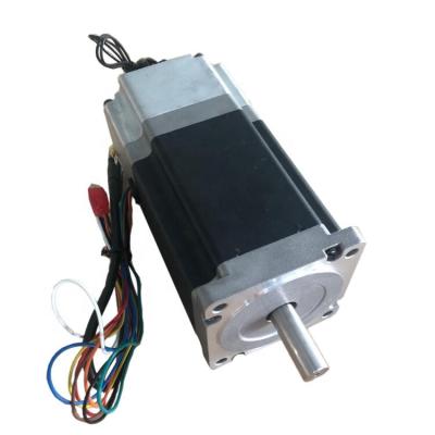 China NEMA 34 85mm 1.8 Degree Height Precision 2 Phase 9.3Nm Hybrid Stepper Motor With Brake And Encoder EL85HS126-BE for sale