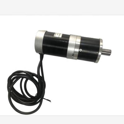 China Insulation Class B 57mm 24v 1600rpm bldc motor with planetary gearbox gear ratio 1:24 for sale