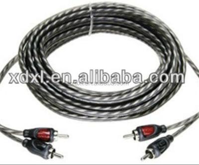 China Hot Car 2022 Premium Dual Twist Signal Cable RCA Cable for sale