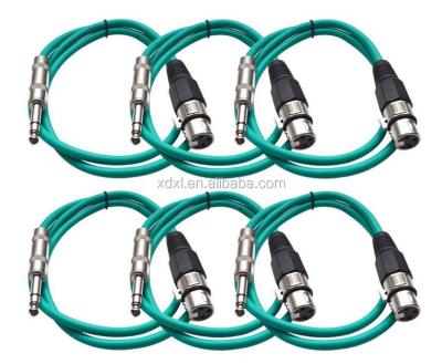 China 2018 Hot Microphone XLR 3pin Female To Male Audio Cable 6.35 Microphone Cable for sale