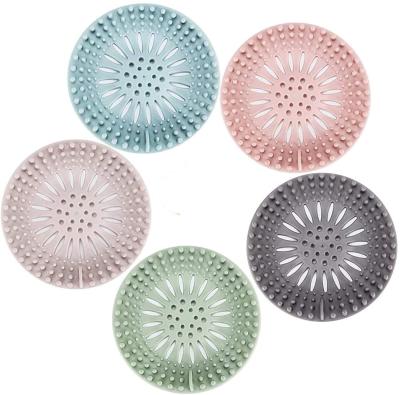 China Modern Hair Catcher Durable Silicone Hair Stopper Shower Drain Covers Easy To Install And Clean Suit For Bathtub And Bathroom Kitchen for sale