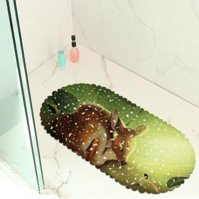 China Sustainable Cheap House Use Anti-Slip Bathroom Cover Reusable PVC Bath Room Non Slip Mats For Bathtub for sale