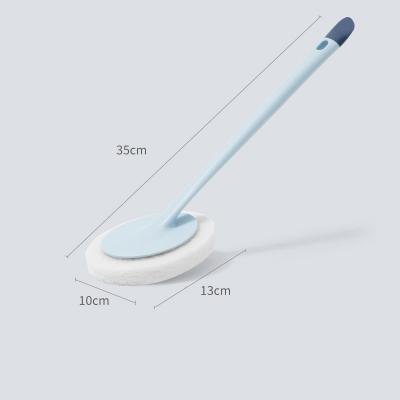 China Viable Blue Color Gap Cleaning Multifunctional Long Handled Bathroom Floor Cleaning Brushes for sale