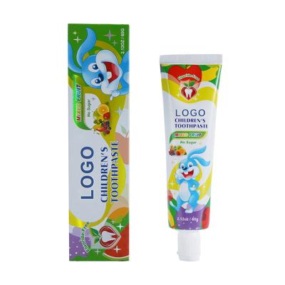 China Whitening Toothpaste Maker Custom Children Organic Toothpaste Anti-cavity Kids Toothpaste With Fluoride for sale