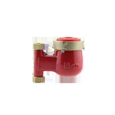 China Direct Sales Vertical Copper Rotor Factory Installation Hot Water Meter Household for sale