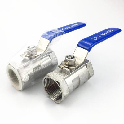 China General China Manufacture One Piece Internal Stainless Steel Wire Ball Valve for sale