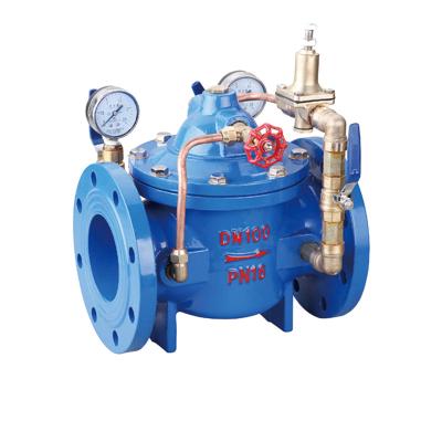 China Cast Iron DN40-DN400 General Nodular Flange Pilot Operated Pressure Reducing Valve for sale