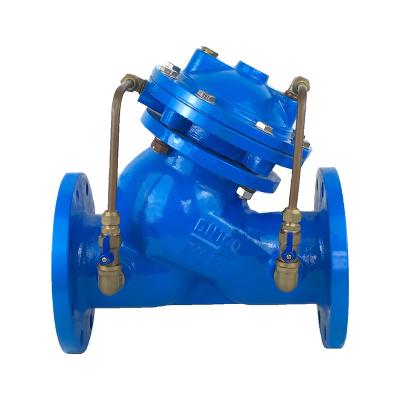 China DN40-DN800 General Ductile Flange Diaphragm Type Multifunction Water Pump Cast Iron Control Valve for sale