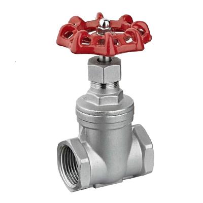 China General Thread DN15 304 Stainless Steel Internal Threaded Gate Valve for sale