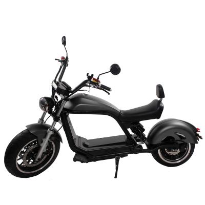 China New Model 2000W 3000W Wheel Luqi HL6.0 Citycoco Unisex Aluminum Electric Scooter With Big Seat For Adult for sale