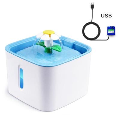 China Usb Automatic Electric Square Shape LED Window Dispenser Automatic Pet Water Dispenser Pump Dispenser 2.5L Drinking Bottle for sale