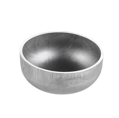 China Stainless Steel 304 316 Stainless Steel Welded Pipe Fitting SCH80 Pipe End Cap Elliptical Head for sale