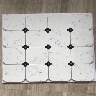 China Modern new design floor wall tile marble flower wholesale mosaic tiles designs medallion marble waterjet mosaic for sale