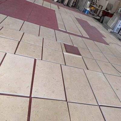 China Modern Popular Germany Villa Outdoor Decoration Jura Beige Limestone Slab Tile for sale