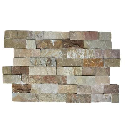 China Modern Stone Veneer Slate Cultured Stone For Interior And Exterior Wall Panels for sale