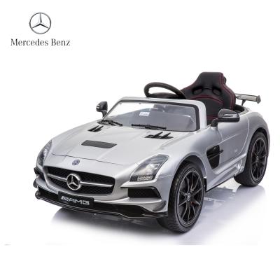 China Ride On Toy Mercedes Benz SLS AMG Children Ride On Car Plastic Kids Car Vehicle With Remote Control for sale