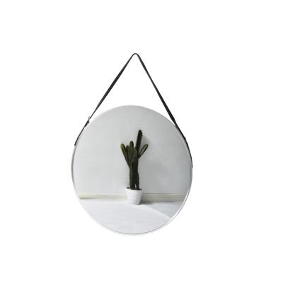 China Simple Metal Makeup Mirror Cute Mirror Modern Bathroom Wall Mounted Mirrored Vanity Make Up Vanity With for sale