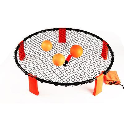 China Sport Training Mini Beach Volleyball Game Outdoor Kit for Kids Team Sports Lawn Fitness Equipment with Balls Inflator Pump Standard Parts for sale