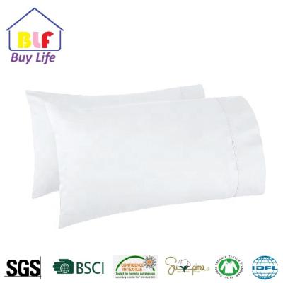 China Sustainable 400 Thread Count Pillow Cases White for sale